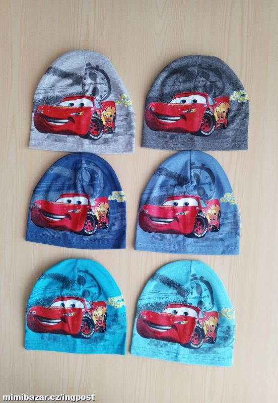 BAVLNĚNÁ ČEPICE CARS vel. 110/116