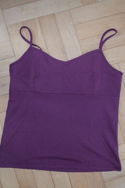 Fialové tílko, top, vel. 40