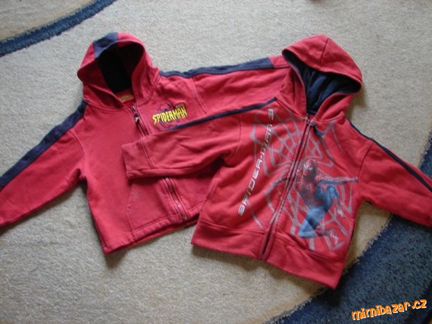 2x mikina SPIDERMAN