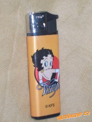 NEPOUŽÍVANÝ plynový zapalovač s obrázkem