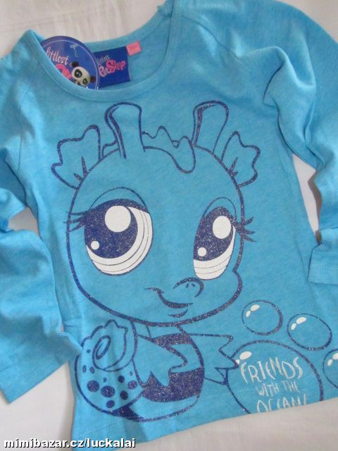 Tričko,triko Littlest Pet Shop mořský koník