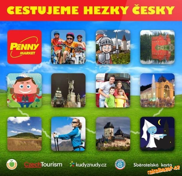 Penny samolepky - Cestujeme hezky česky