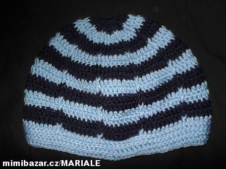 ♦CHLAPECKÁ HÁČKOVANÁ ČEPICE♦8 LET♦