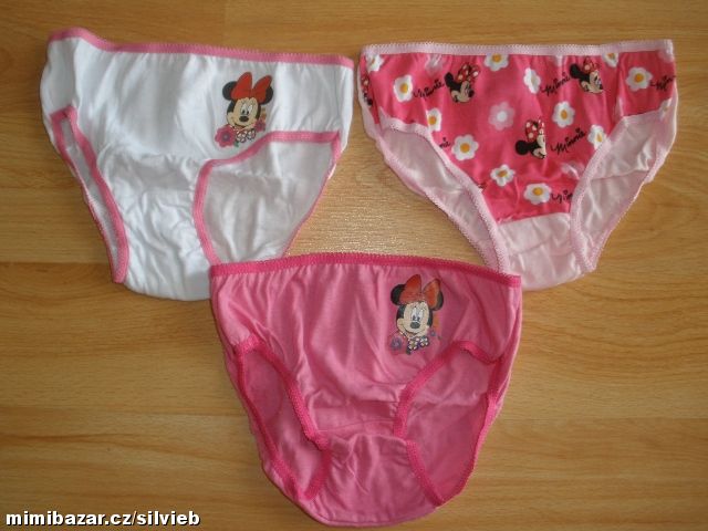 Dívčí kalhotky Minnie Mouse vel. 116/128
