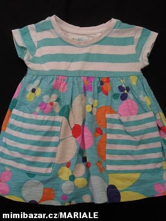 ♥KRÁSNÁ MIMI DIVČÍ TUNIKA♥ ŠATY NEXT♥3 - 6 MĚSÍCŮ♥