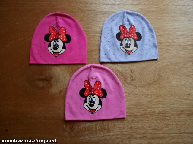 BAVLNĚNÁ ČEPICE MICKEY vel. 3-8 LET /K4026/