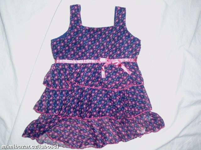 LUXUSNÍ KVĚTOVANÉ VOLÁNKOVÉ ŠATKY I JAKO SVÁTEČNÍ