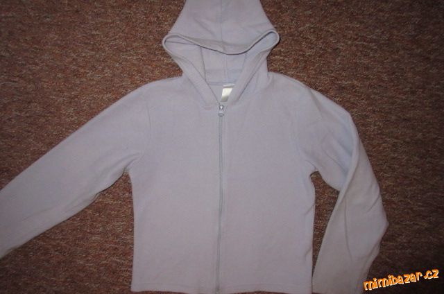 Světle fialková mikina