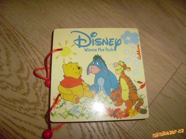 DŘEVĚNÁ KNÍŽKA DISNEY WINNIE THE POOH MEDVÍDEK PÚ