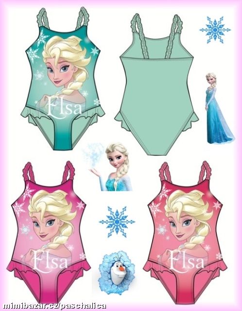 Plavky FROZEN Disney 62123 vel. 98/104