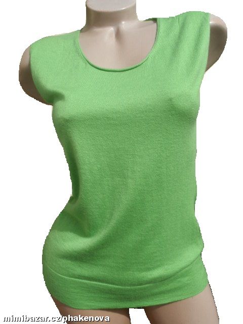 LUXUSNÍ VESTIČKA / TOP - HEDVÁBÍ A KAŠMÍR * SNOBBY