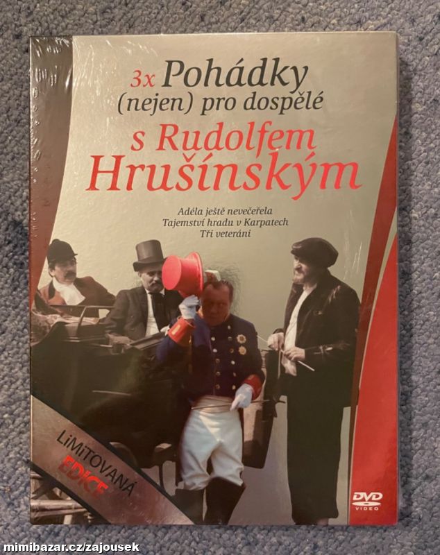 Obrázek k inzerátu: 3x Pohádky s Rudolfem Hrušínským