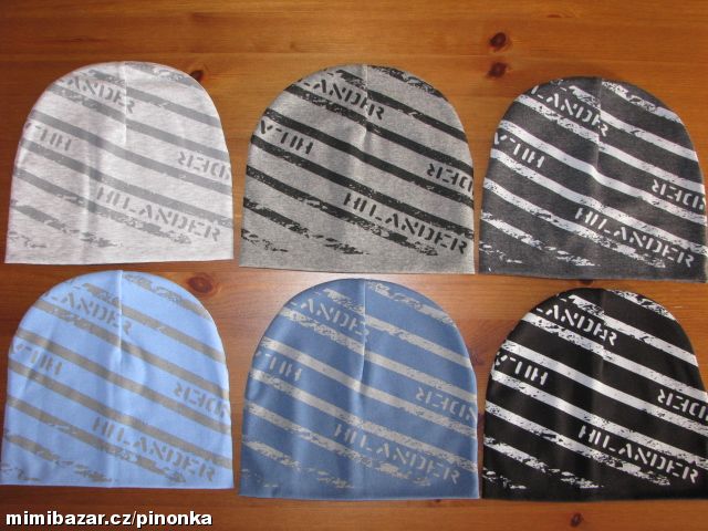 Jarní - podzimní čepice