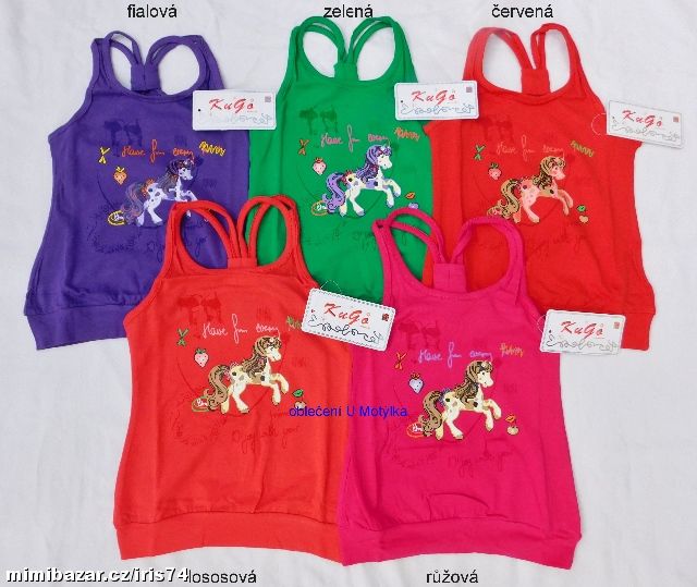 Pěkná tílka s koníkem