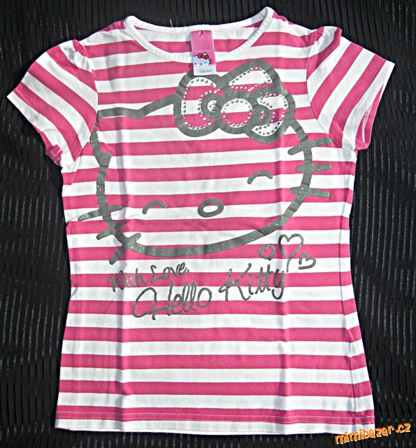 TRIČKO C&A LICENCE HELLO KITTY VEL. 134/140