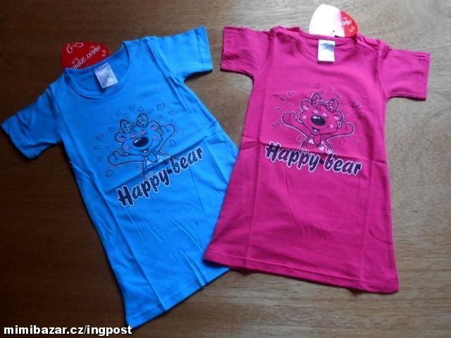 PYŽAMOVÁ NOČNÍ KOŠILKA vel. 116/122 /K4848/