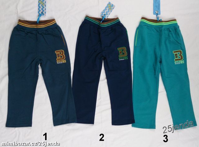 Chlapecké tepláky -tepláčky 98-128