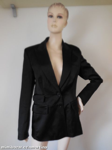 Karen Millen saténové luxusní sako V.42 zimní !!