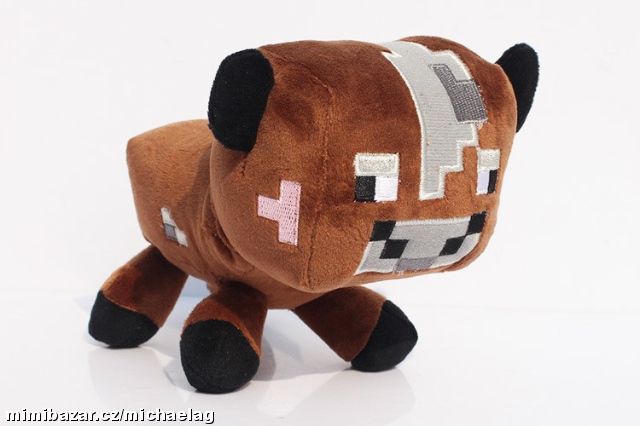 Minecraft Krava Prodám - PLYŠOVÁ KRAVIČKA MINECRAFT 20CM, Praha | Mimibazar.cz