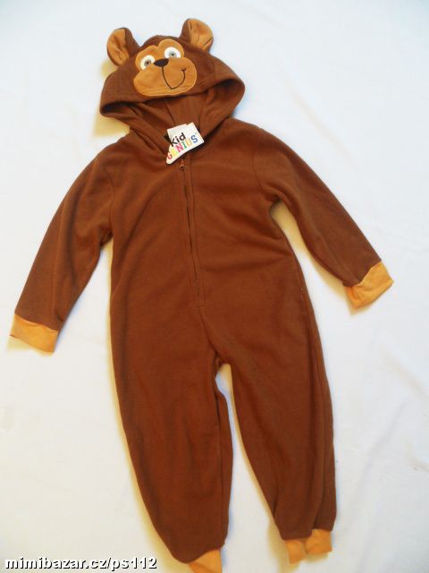 krásný kostým - maska opička vel. 98/104