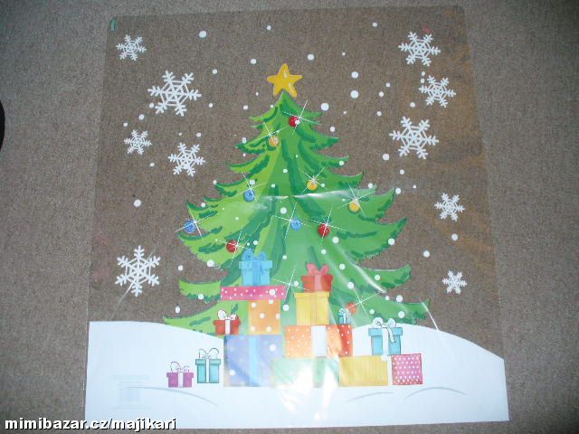 Vánoční sáček na dárky 49, 5x55cm