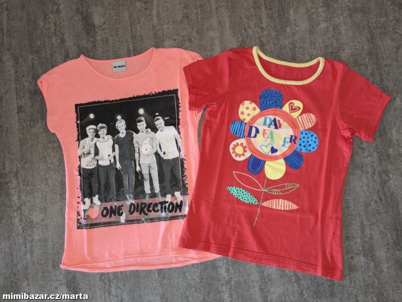 2 x tričko krátký rukáv