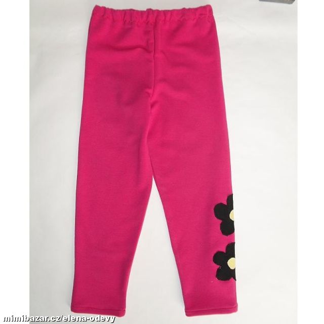 Dívčí růžové legíny