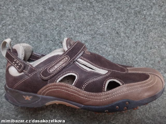 KVALITNÍ KOŽENÉ JARNÍ/LETNÍ BOTY ALLROUNDER v.41, 5