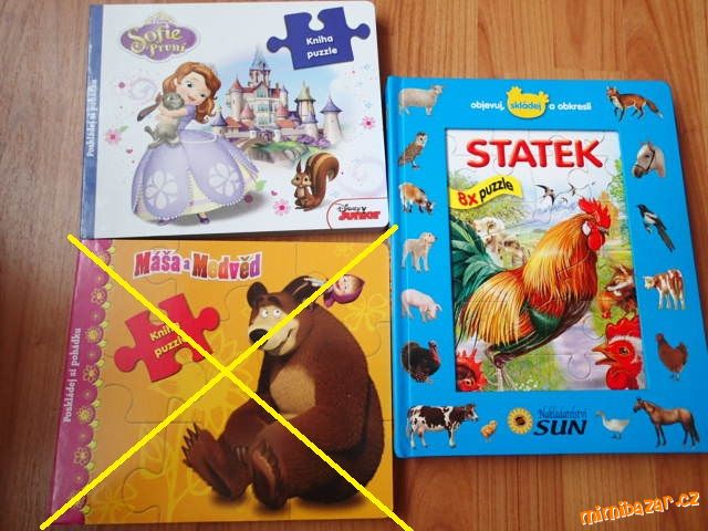 Prodám - Knížka s puzzle Princezna Sofie Statek, Karlovy Vary ...