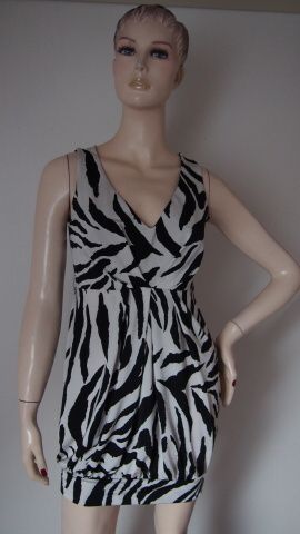 New look zebrované minišaty V.40