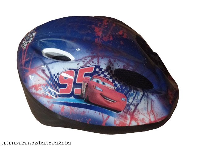 Dětská cyklistická helma velikost S 48-52 cm auta