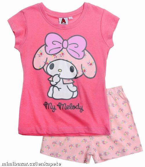 Růžový letní komplet MY MELODY
