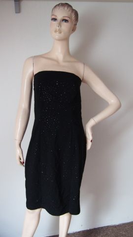 George pružné šaty s třpytečkami V. 40 společenské