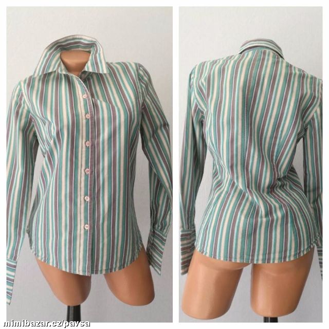 Č.2019 NÁDHERNÁ ZNAČKOVÁ KOŠILE JAKO NOVÁ v.36