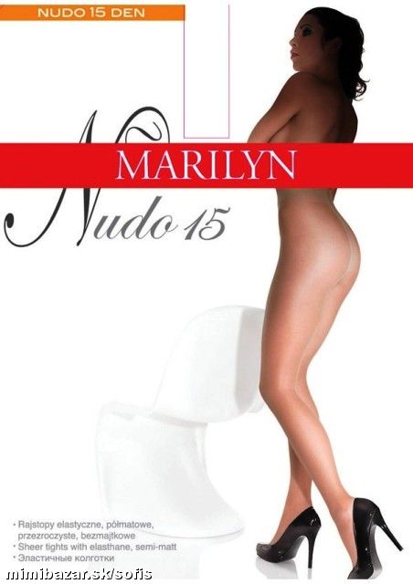 bezšvové pančuchy NUDO 15 den