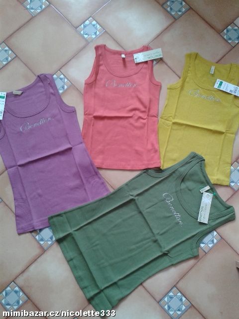 Tílko Benetton - 2Y, XXS, XS, S, M, L, XL, 2XL