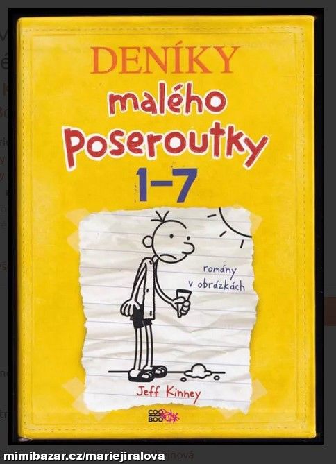 Obrázek k inzerátu: Deník malého poseroutky KOMPLET Jeff Kinney 7X