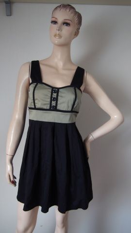 Walg pružné plátěné šaty V. L