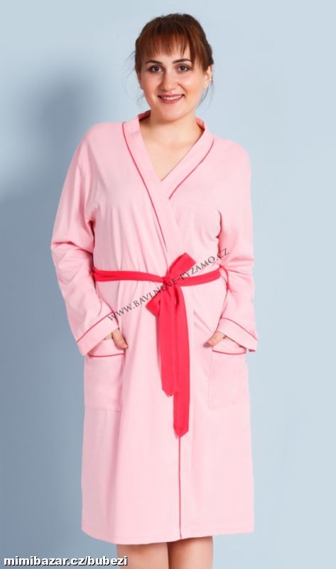 Dámský župan Mariana bavlněný - nadměrné velikosti