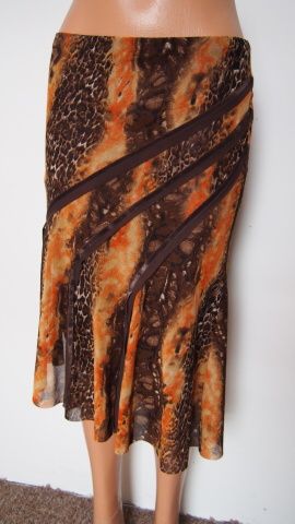 El corte inglés pružná sukně V. 36 pružný pas