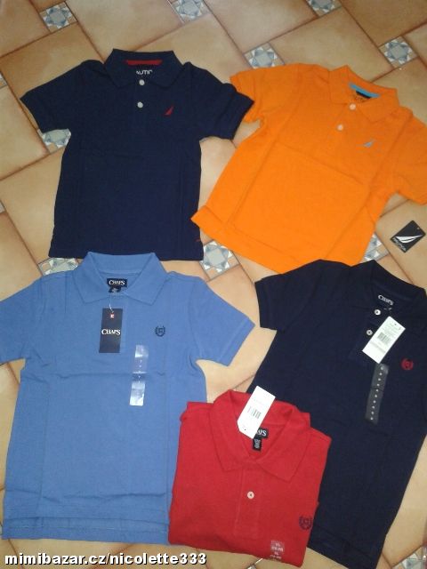Polokošile NAUTICA nebo CHAPS - růz. velikosti