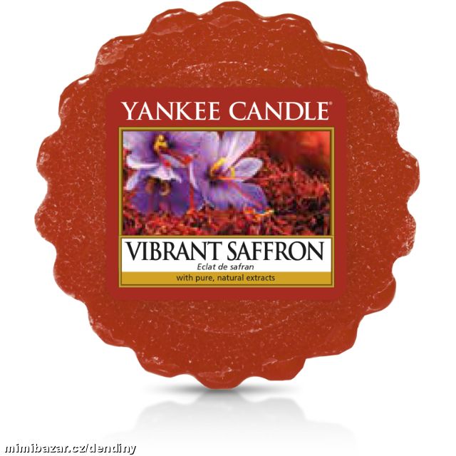 Vibrant saffron vonný vosk Yankee candle