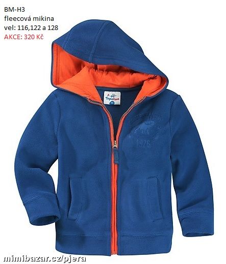 Fleecová mikina s kapucí