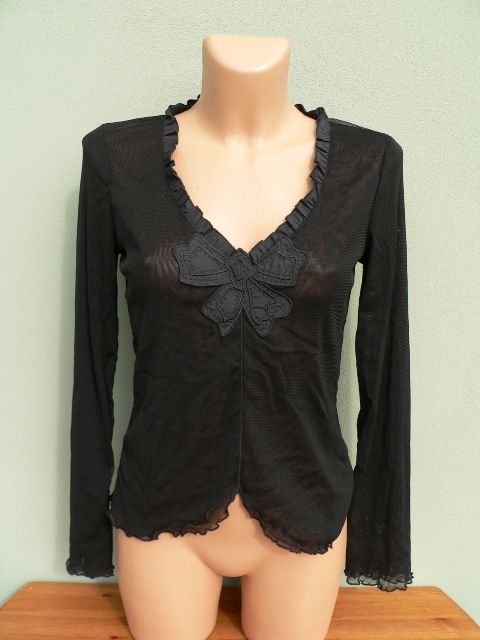 *LEHKÁ PRŮSVITNÁ HALENKA BLŮZKA PER UNA - vel.12/L