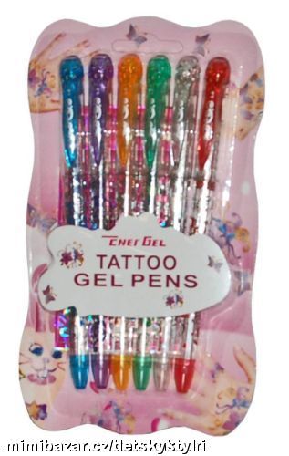 dětské TETOVACÍ GELOVÉ PROPISKY, GELOVKY + ŠABLONA