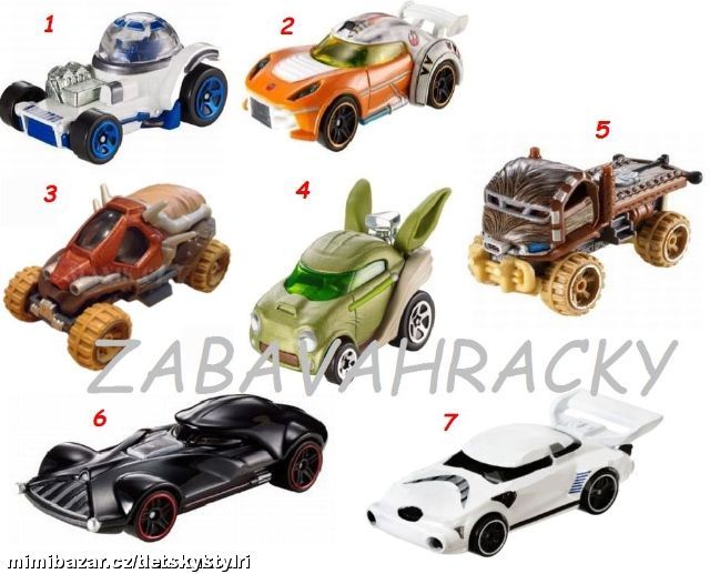 Obrázek k inzerátu: HOT WHEELS AUTÍČKA, AUTÍČKO STAR WARS -NOVINKA !!!