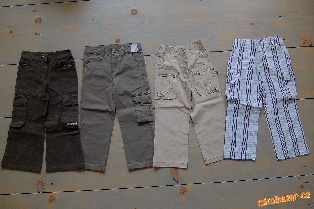4x Parádní kapsáčové kalhoty