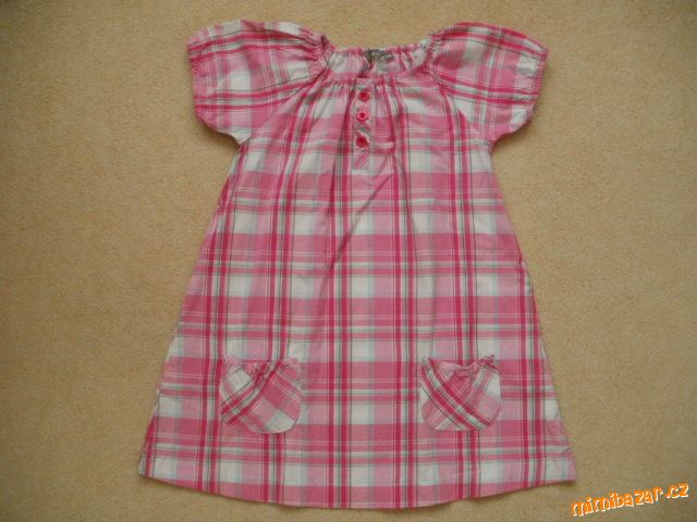 Krásná kostkovaná tunika/šatičky Lindex