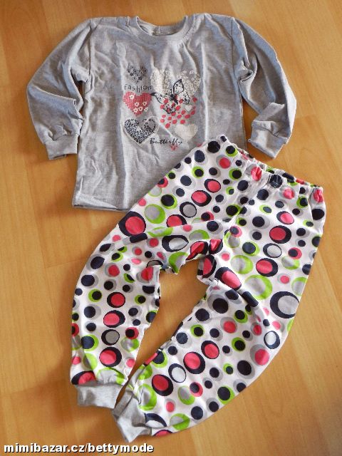 Dívčí bavlněné pyžamo **SKLADEM**