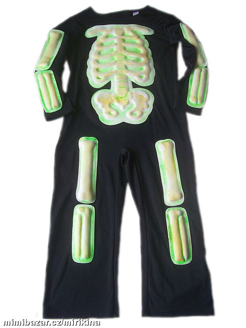 Karnevalový kostým pro kostlivce
